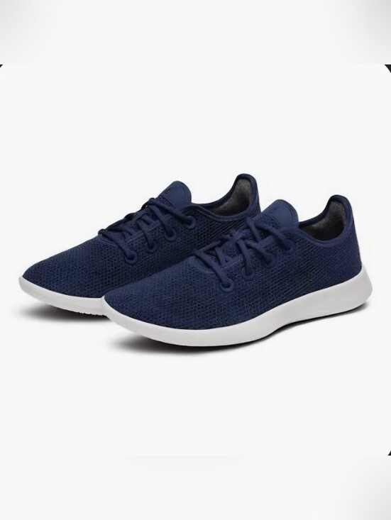 allbirds Shoes - Allbirds Tree Runner Marine Blue White Women's Size 6